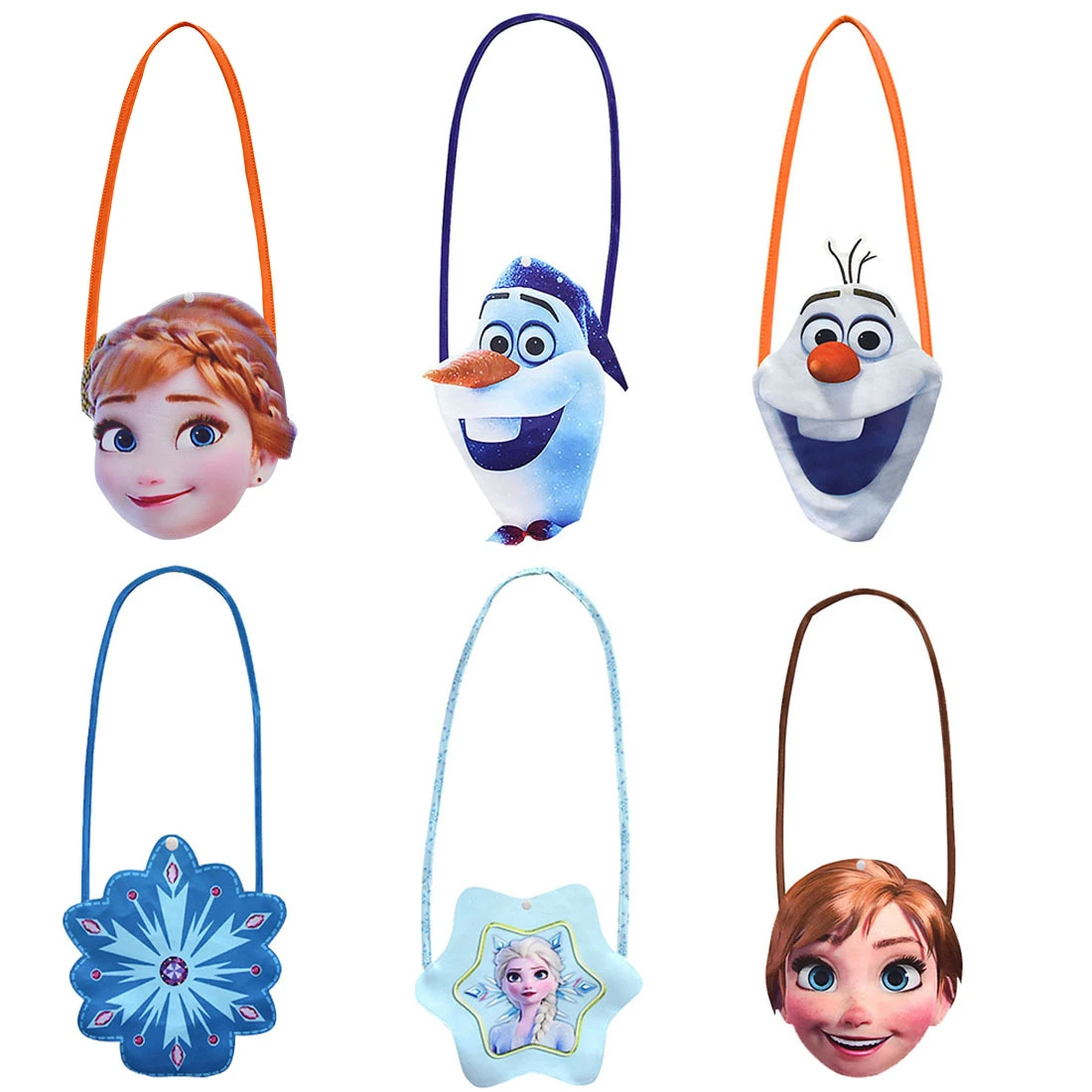 Frozen 2 New Cartoon Mini Bags Children's Small Shoulder Bag Shoulder Bags Girl's Favorite Gift Disney Figure Toys