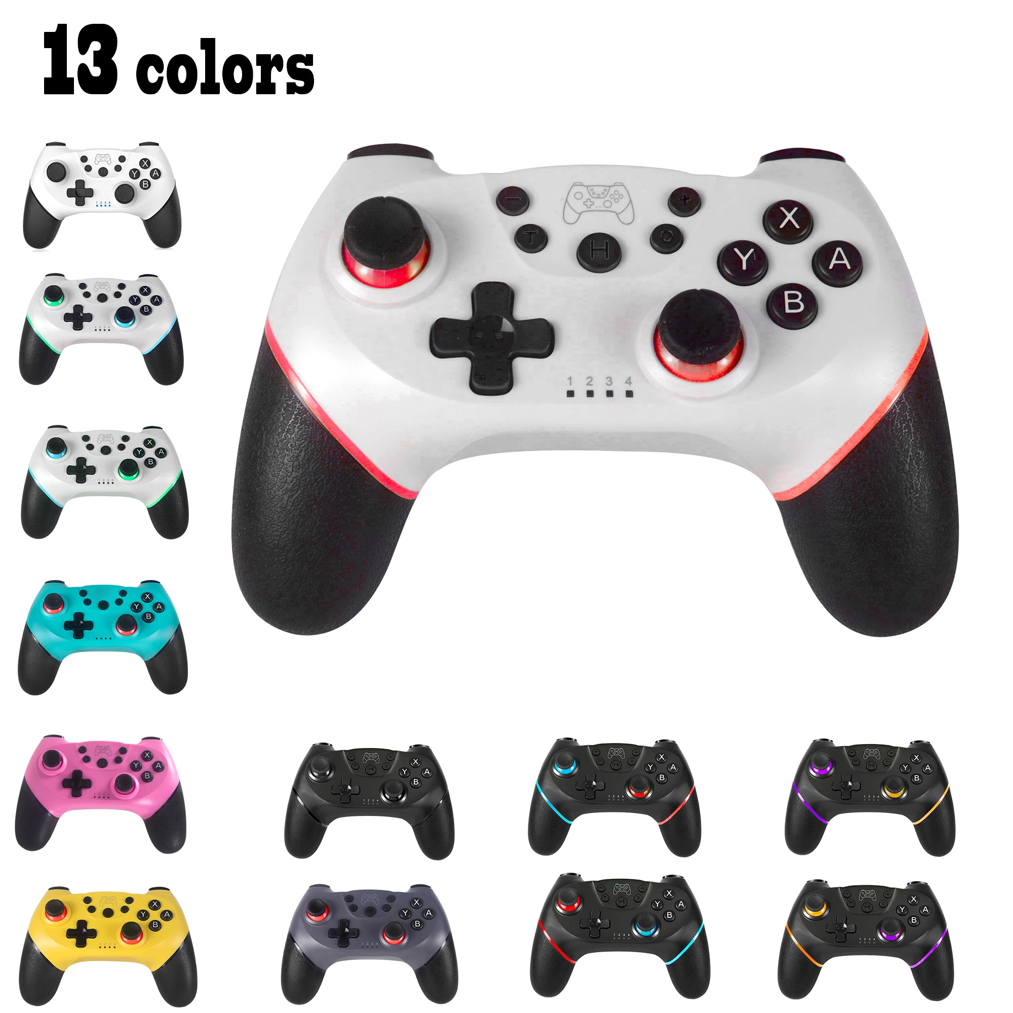 Bluetooth-compatible Gamepad For Nintendo Switch Pro Wireless Controller For NS Switch Video Game USB joystick Control