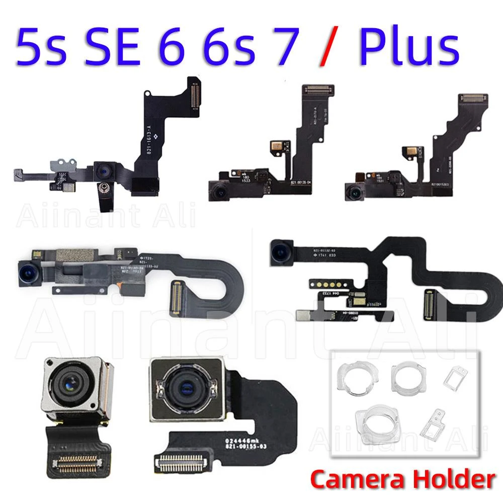 Original Small Front Camera For iPhone 6 6s 7 8 Plus 5S SE 2020 Proximity Sensor Face Front Camera Flex Cable Phone Repair Parts