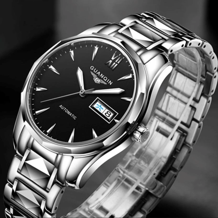 GUANQIN Watch Men Japan NH36 Movement Automatic Mechanical Watches Top Brand Luxury Sapphire Waterproof Relogio Masculino