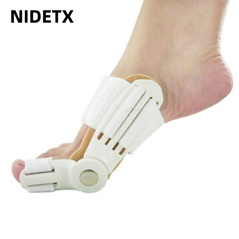 2Pcs Big Toe Separator Hallux Valgus Orthopedic Bone Finger Pedicure Corrector Splint Correction Bunion Thumb Foot Care Tool