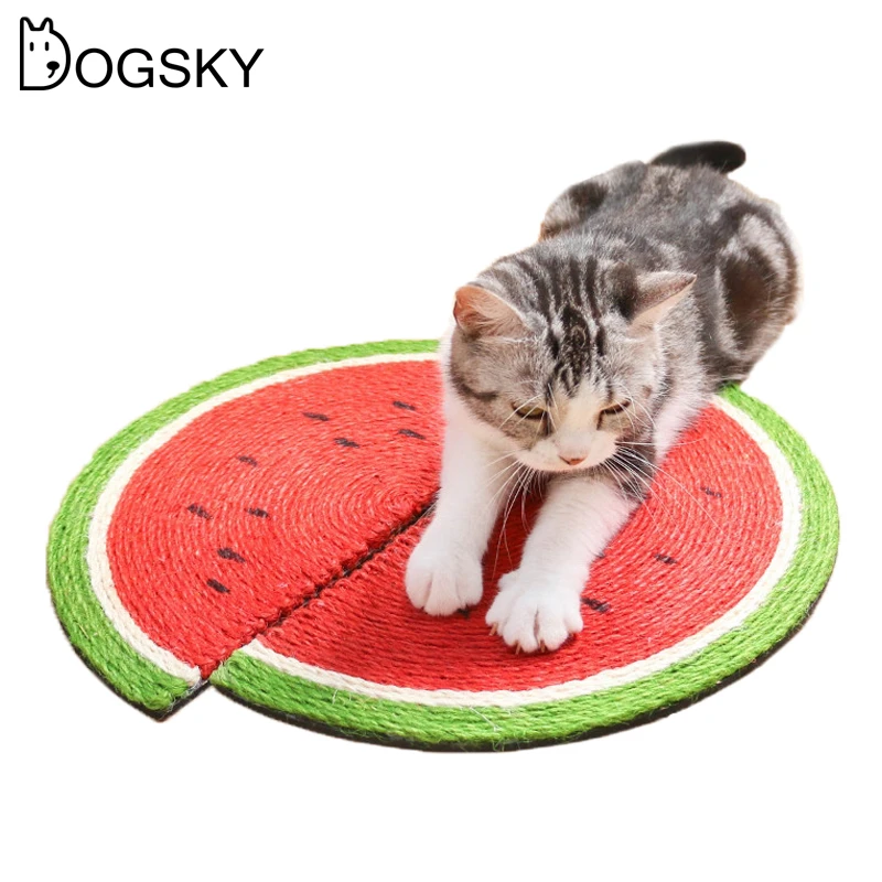Cat Kitten Scratcher Board Pad Mats Sisal Pets Scratching Post Sleeping Mat Toy Claws Care Cats  Furniture Products Suppliers