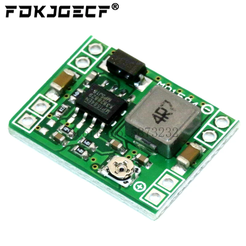 5PCS power module Adjustable MP1584EN DC DC 3A power step-down descending output module 24V 12V 9V 5V 3V LM2596