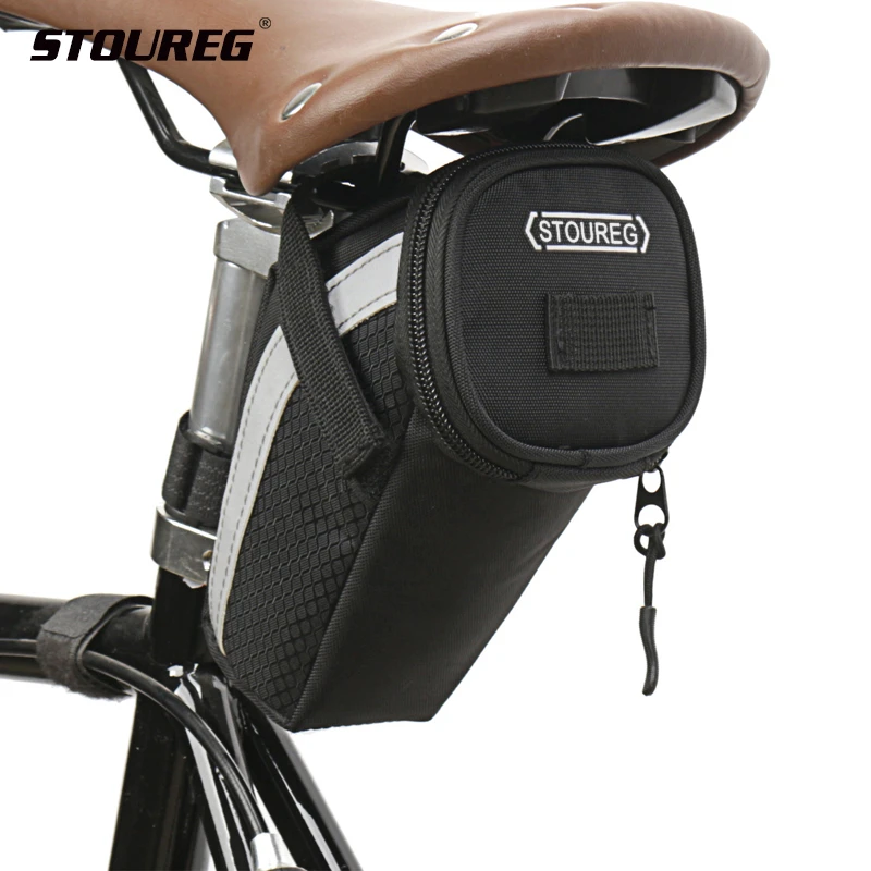 Nylon Bicycle Bag Bike Storage Saddle Bag Cycling Seat Tail Rear Pouch Bag Saddle Bolsa Bicicleta accessories