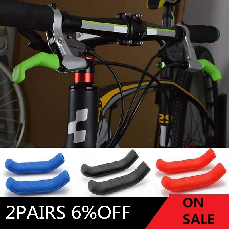 Bicycle Brake Handle Cover Silicone MTB Grips Bicycle Handlebar Protect Cover Anti-slip Bicycle Protective Gear Bike Accessories