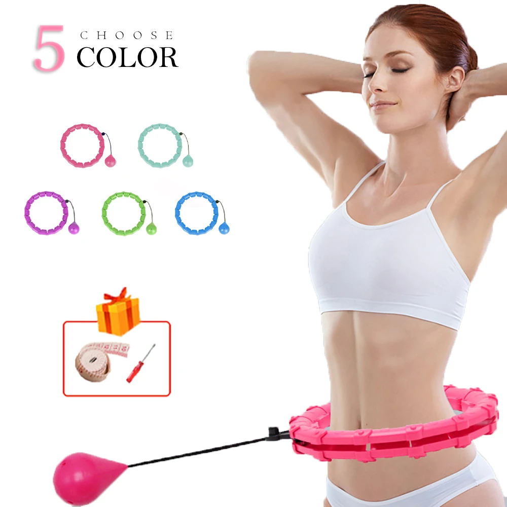 Adjustable Sport Hoops Abdominal Thin Waist Exercise Detachable Massage Hoops Fitness Equipment Gym Home Training Weight Loss