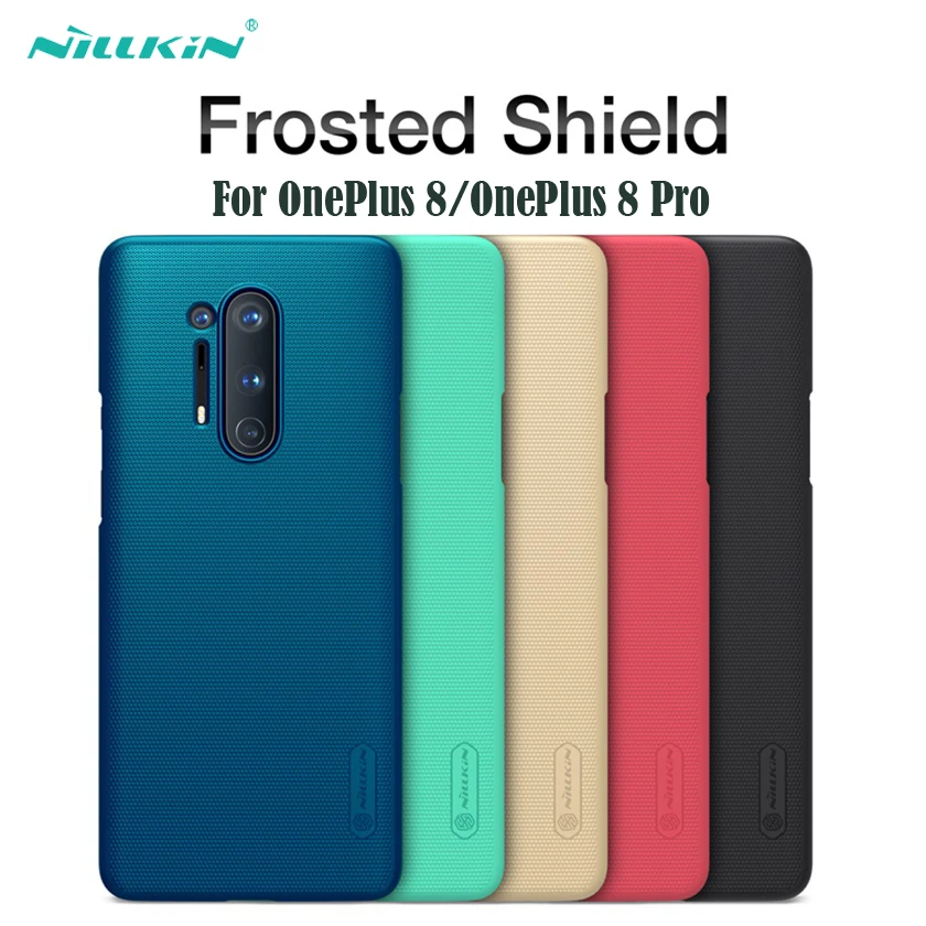 Cover for OnePlus 8 One Plus 8 Pro Case Nillkin Super Frosted Shield Hard PC Back Cover 1+8 Pro Protector Case for OnePlus 8 Pro