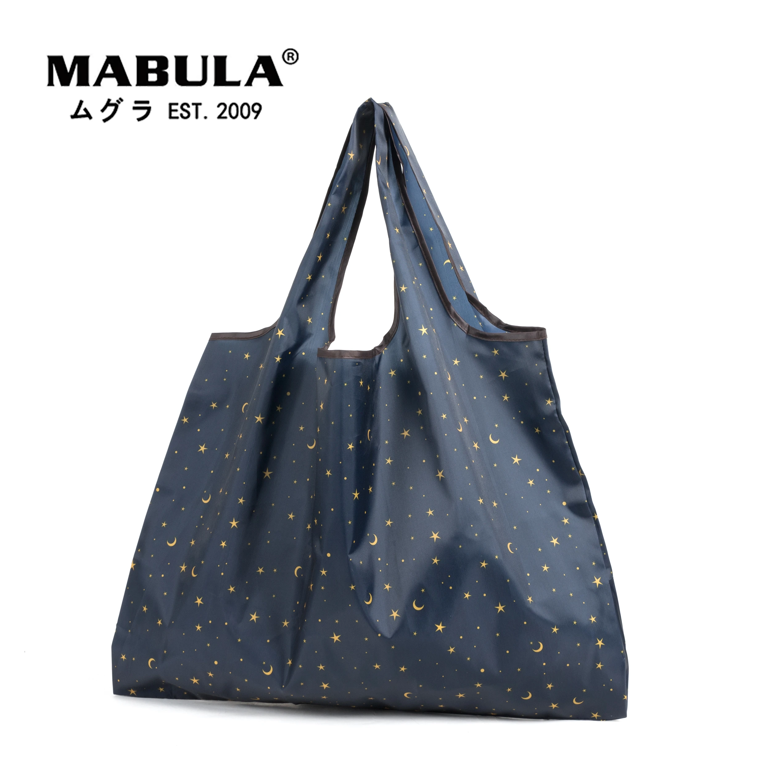 Fashion Printing Foldable Eco-Friendly Shopping Bag Tote Folding Pouch Handbags Convenient Large-capacity for Travel Grocery Bag