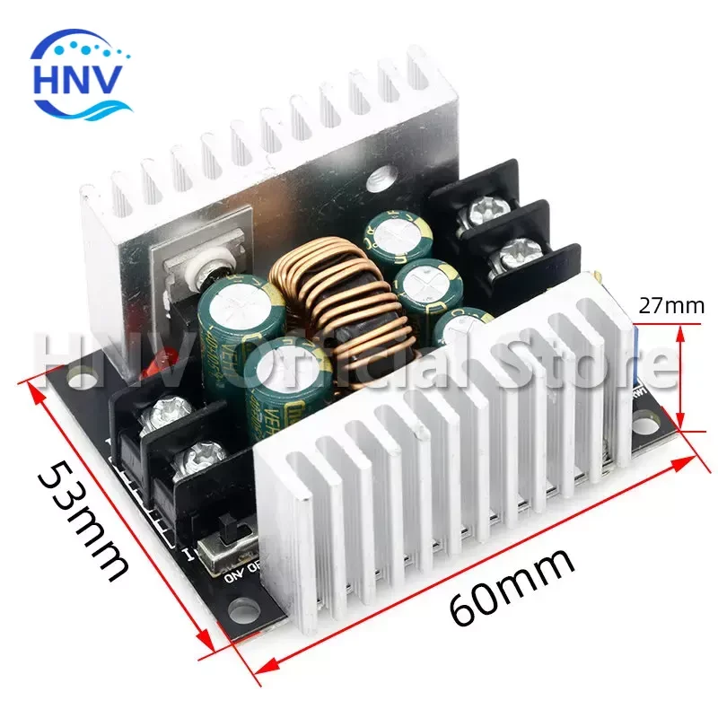 300W 20A DC-DC Buck Converter Step Down Module Constant Current LED Driver Power Step Down Voltage Module Electrolytic Capacitor