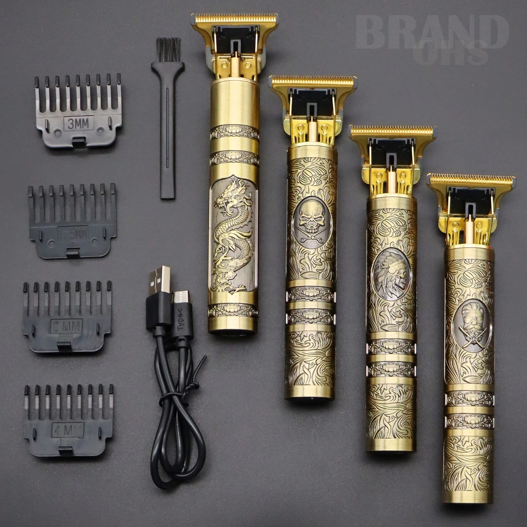2020 USB T9 Hair Clipper Professional Electric hair trimmer  Barber Shaver Trimmer Beard 0mm Men Hair Cutting Machine for men