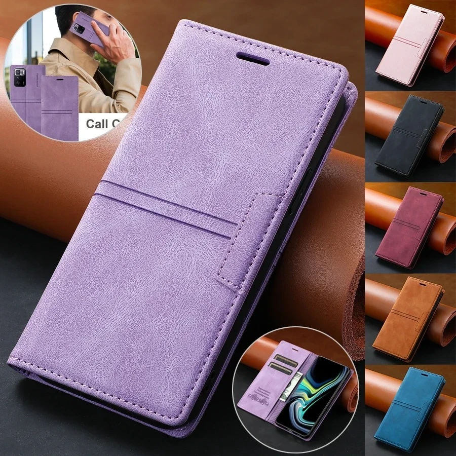 Wallet Magnetic Leather Case For Xiaomi Redmi Note 10/10S/10T/10 Pro/9T/9 Pro/8T/7 10 9 9A 9C 9T 8A Mi Poco X3 Nfc/F3/M3/C31 11T