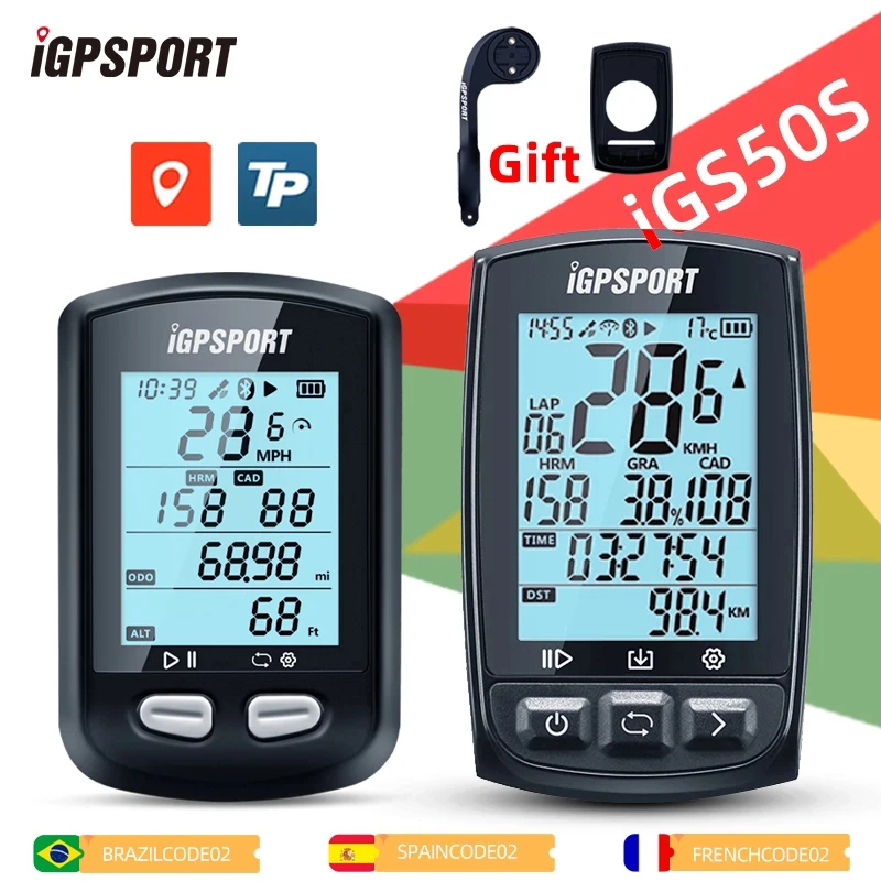 iGPSPORT Igs10 iGS10S iGS50E iGS50S Cycling Bicycle GPS Computer Waterproof MTB Road  Bike Odometer Sport Speedometer With GPS
