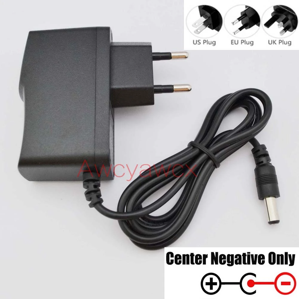 1PCS AC /DC 9V 1A power adapter Reverse Polarity Negative For BOSS PSA-120T GUITAR EFFECTS PEDAL PSA120T COMPATIBLE ADAPTER