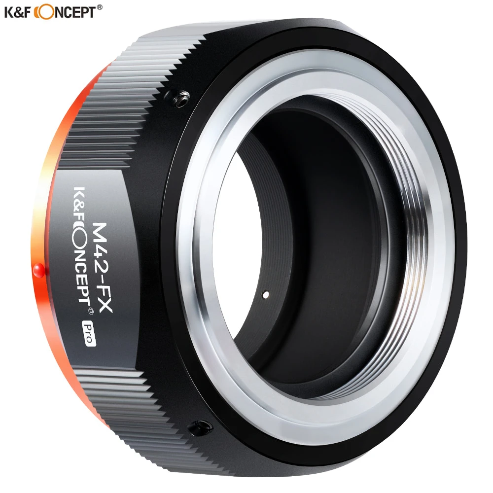 K&F Concept M42 to Fuji X Lens Mount Adapter for M42 Screw Mount Lens to Fujifilm Fuji X-Series X FX Mount Mirrorless Cameras wi