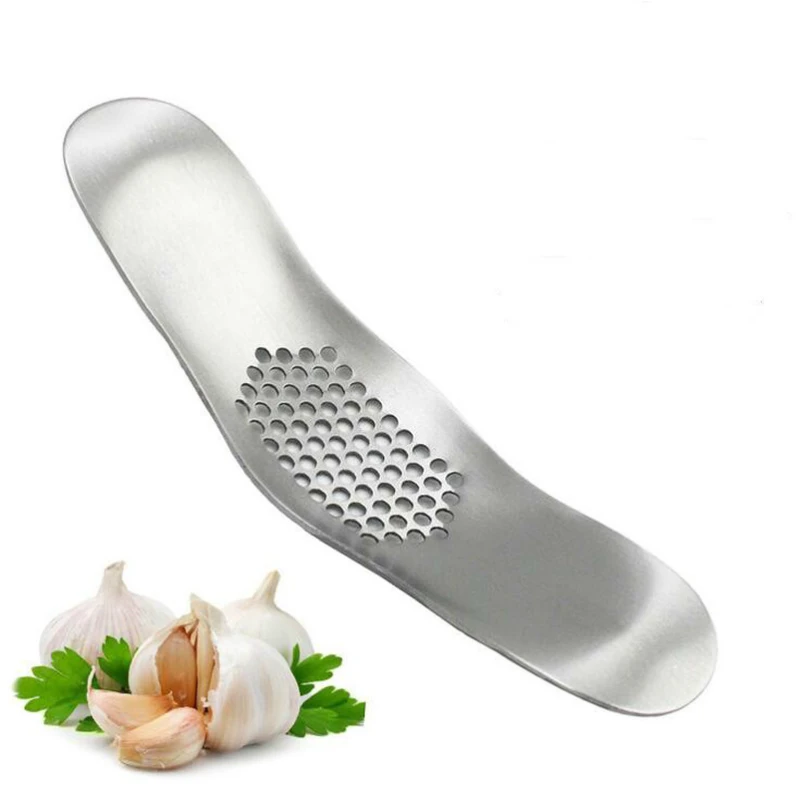 Kitchen Gadgets Stainless Steel Garlic Press Crusher Cooking Tools Manual Garlic Mincer Chopping Fruit Vegetable Tools