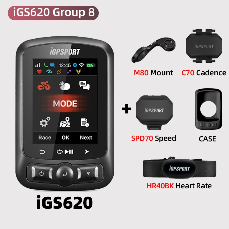 IGPSPORT IGS520  IGS620 Wireless Bicycle Computer Cycling Computer GPS Bike Speedometer Speed Sensor Computers Accessories