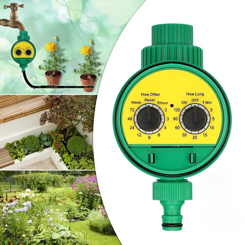 Automatic Garden Irrigation Controller Digital LCD Electronic Programmable Valve Hose Water Timer Waterproof Automatic On Off WF