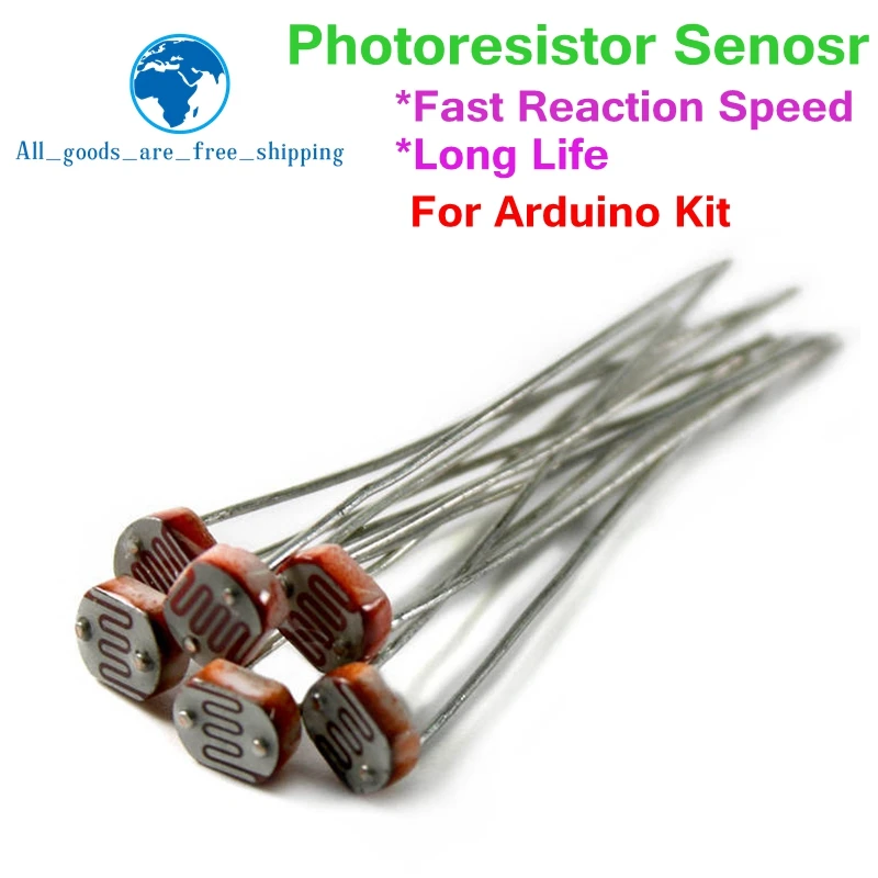 20pcs 5506 5516 5528 5537 5539 Light Dependent Resistor LDR 5MM Photoresistor wholesale retail Photoconductive resistance