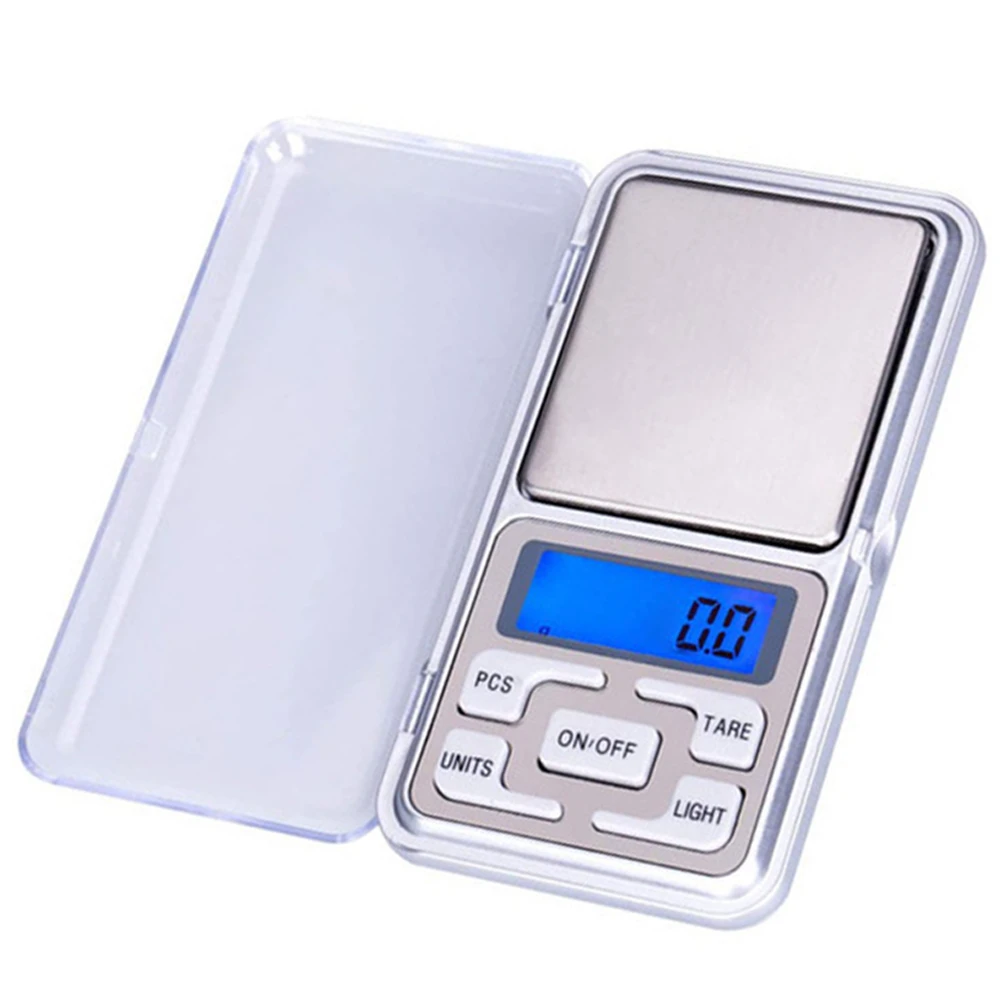 100/200/300/500g 0.01/0.1g Mini Digital Scale High Accuracy Backlight Electric Pocket Scale For Jewelry Gram Weight For Kitchen