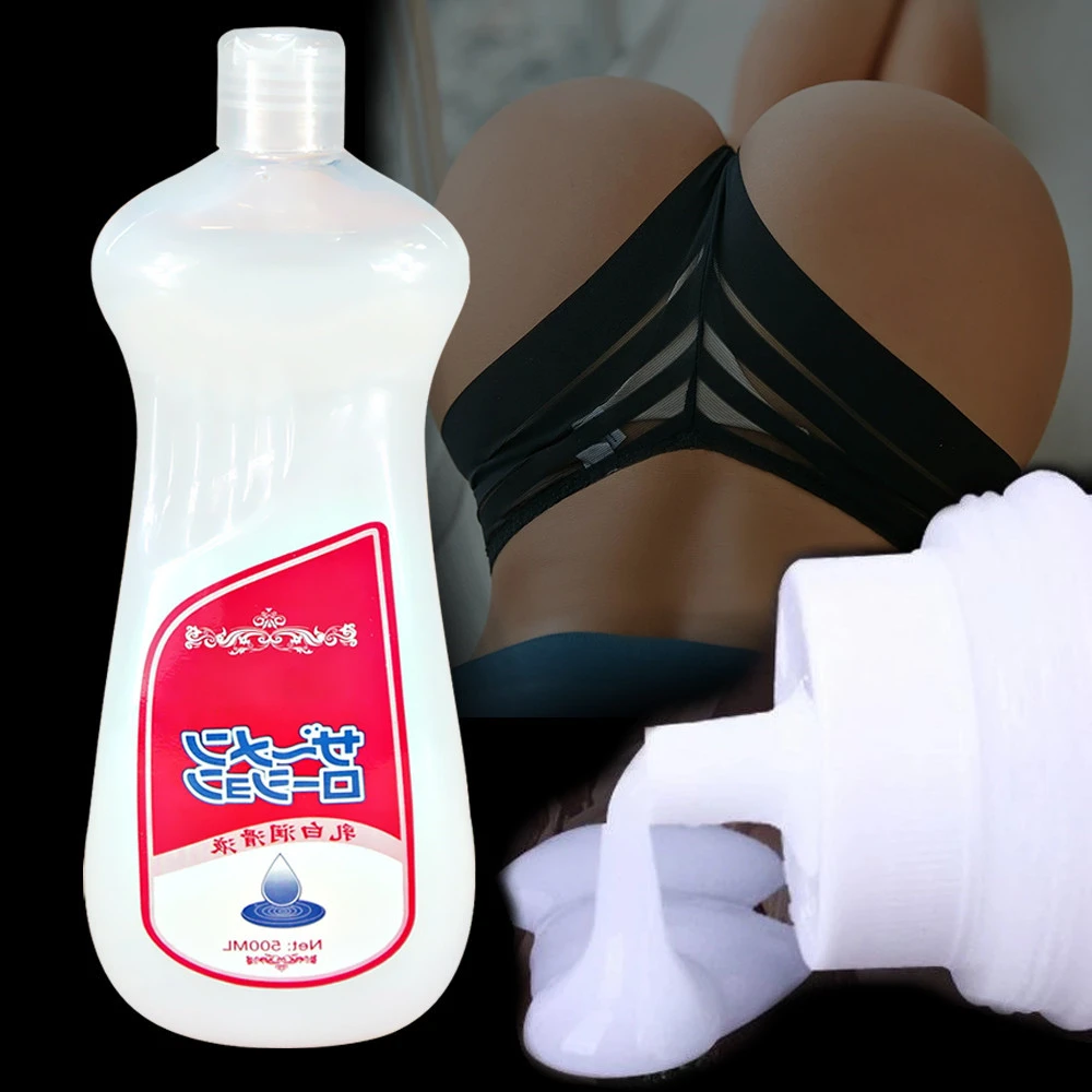 500 ML Lubrication Simulate Semen lubricant for sex Lube Products Water Based Sex Oil Sexual anal lubricant Adult sex products