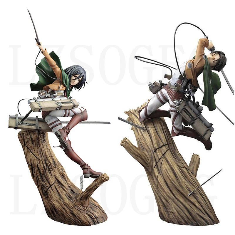 Attack on Titan Artfx J Levi Renewal Package Ver. PVC Action Figure Anime Brave-Act Levi Figure Model Toys Collectible Doll Gift