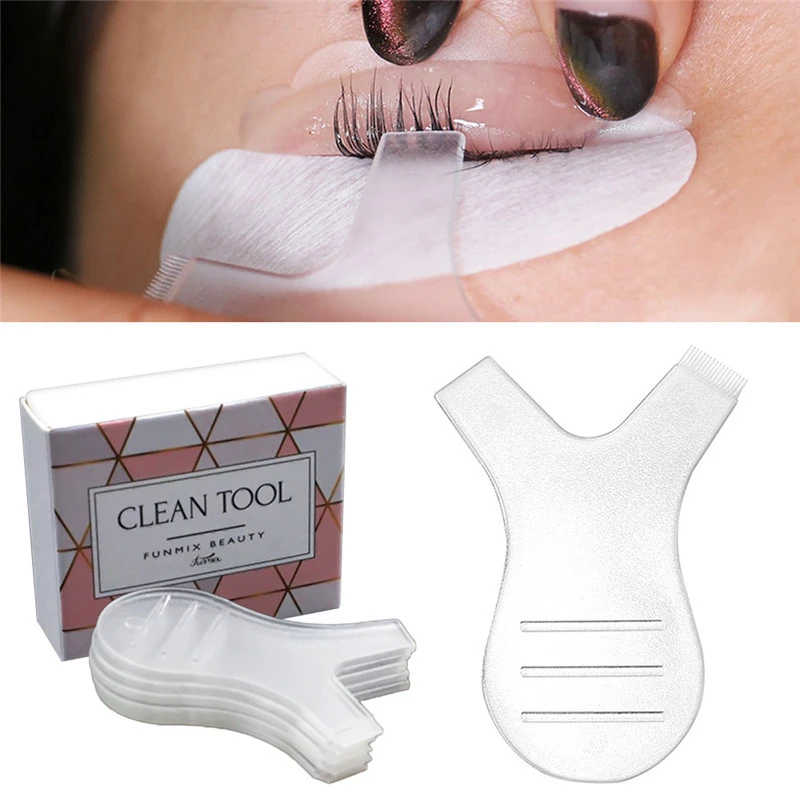 5pcs/Lot Y Shape Silicone Eyelashes Lift Lifting Curler Eye Lash Extension Graft Brush Tool Eye Lash Perming Pad