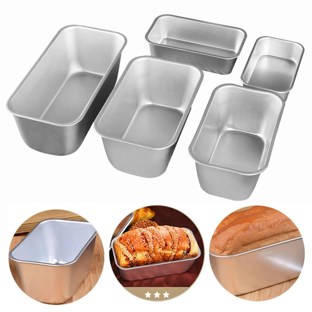 Aluminum Alloy Non-Stick Cheese Cake Toast Mold Bread Loaf Pan Baking Pans Dishes Kitchen Baking Tool Cake Baking Pans Cake Pan