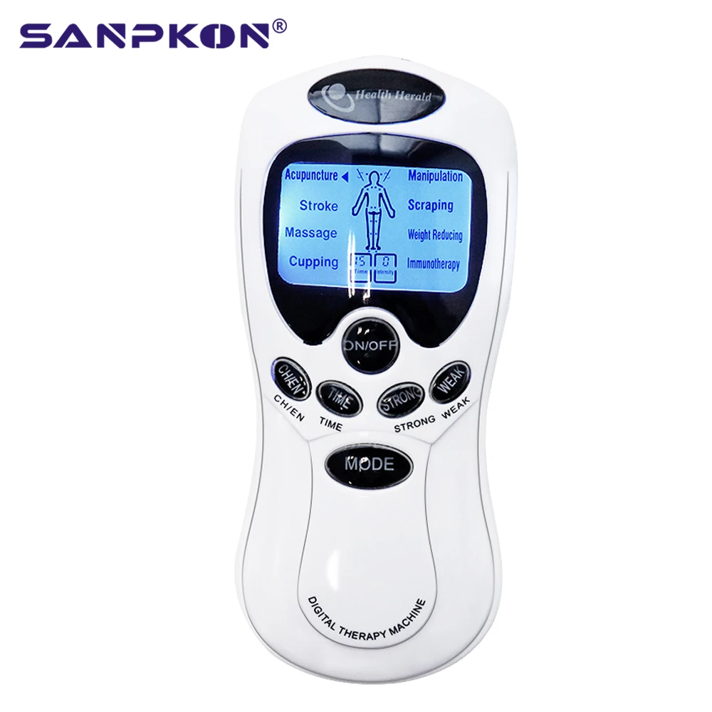 8 Mode EMS Electric Herald Tens Massager Acupuncture Body Massage Muscle Stimulator Digital Therapy Electrostimulator HealthCare