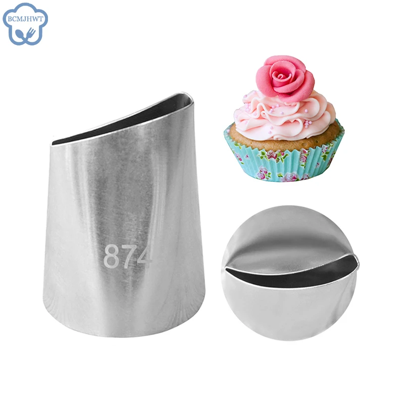 1PCS Large Size Rose Icing Piping Nozzles Cake Cream Decoration Tips Pastry Tool Pastry Tips Cake Dessert Decorators Tool #874