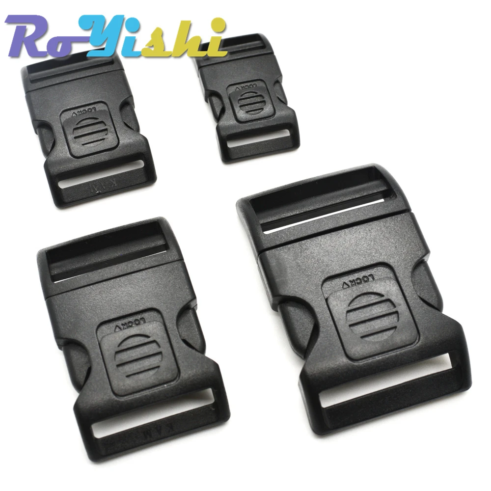 Plastic Self-locking & Arched Switch Buckle for Backpack Straps Camping Bags