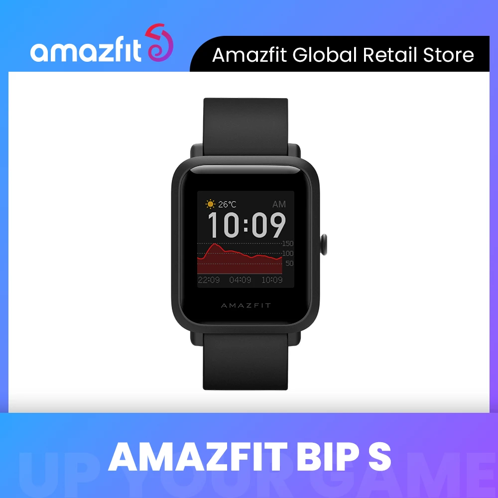 In stock Amazfit Bip S Global Version Smartwatch 5ATM GPS GLONASS Smart Watch for android iOS Phone
