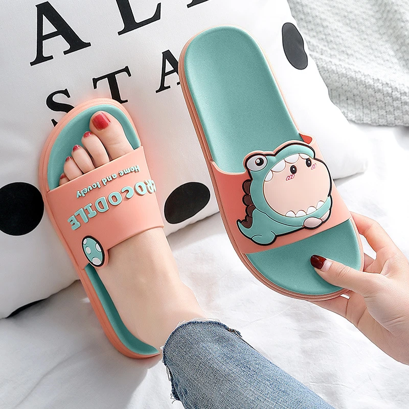 Home Slippers Women Wear Summer Home Children's Cute Cartoon Indoor Non-slip Home Slippers Wholesale GYB-LT-2128