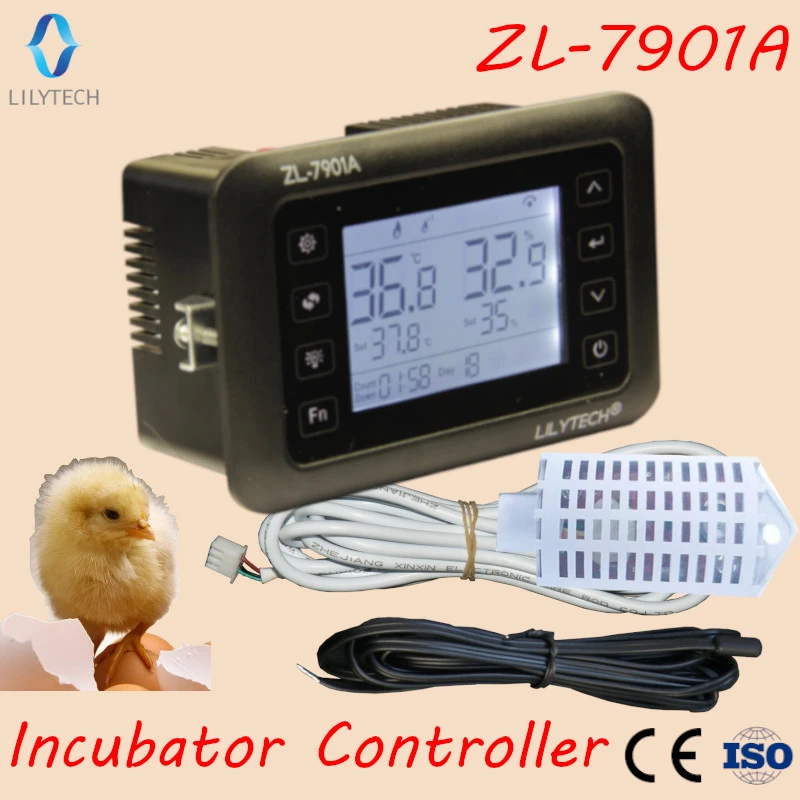 ZL-7901A,100-240Vac,PID,Multifunctional Automatic Incubator,Incubator Controller,Temperature Humidity Incubator,Lilytech