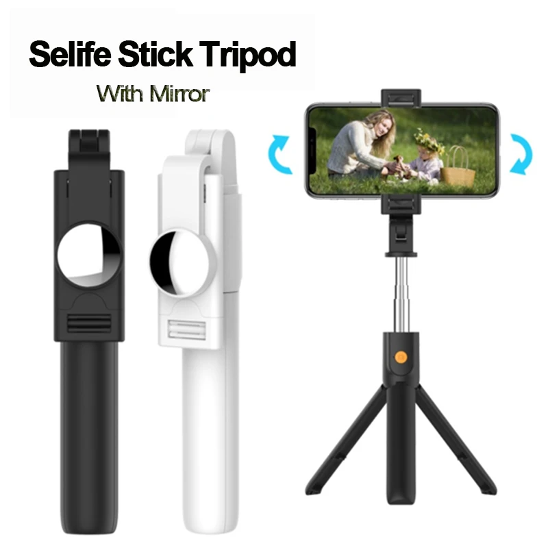 Wireless Bluetooth Selfie Stick Tripod Foldable Bracket for Xiaomi Redmi Huawei iPhone 12 Samsung Smartphone Android ios Holder