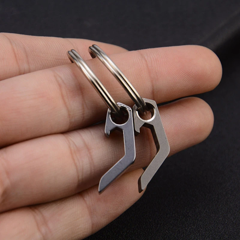 EDC Mini Gear Lightweight Bottle Beer Opener Keyring Pocket Tool Utility Gadget Outdoor Camp Hike