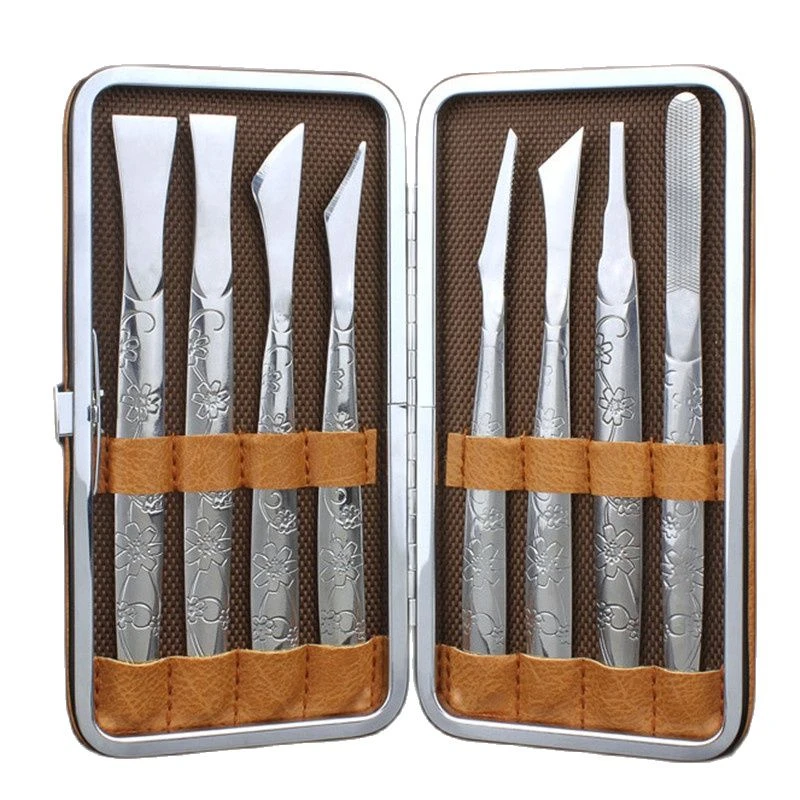 1Set  Leather Craft Skiving Sharp Handle Knife Leather craft Handwork DIY Tool