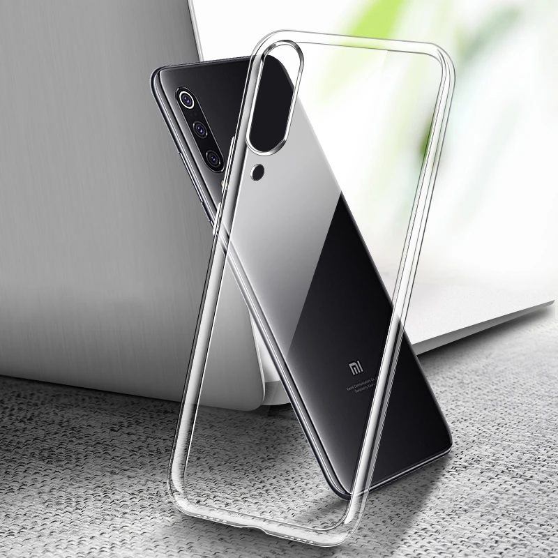 Original Soft TPU Case for Xiaomi Mi 9 SE Pro Lite Transparent Phone Back Cover Clear Camera Protective Mi9 Global Version Mi9SE