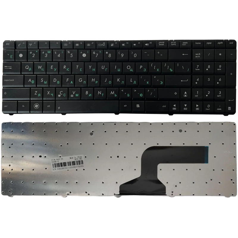 NEW Russian Keyboard for Asus K73SV X75A X75V X75VB X75VC X75VD RU Black