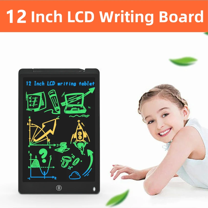 12 Inch LCD Writing Tablet Electronic Drawing Doodle Board Digital Colorful Handwriting Pad Perfect Gifts for Kids and Adults