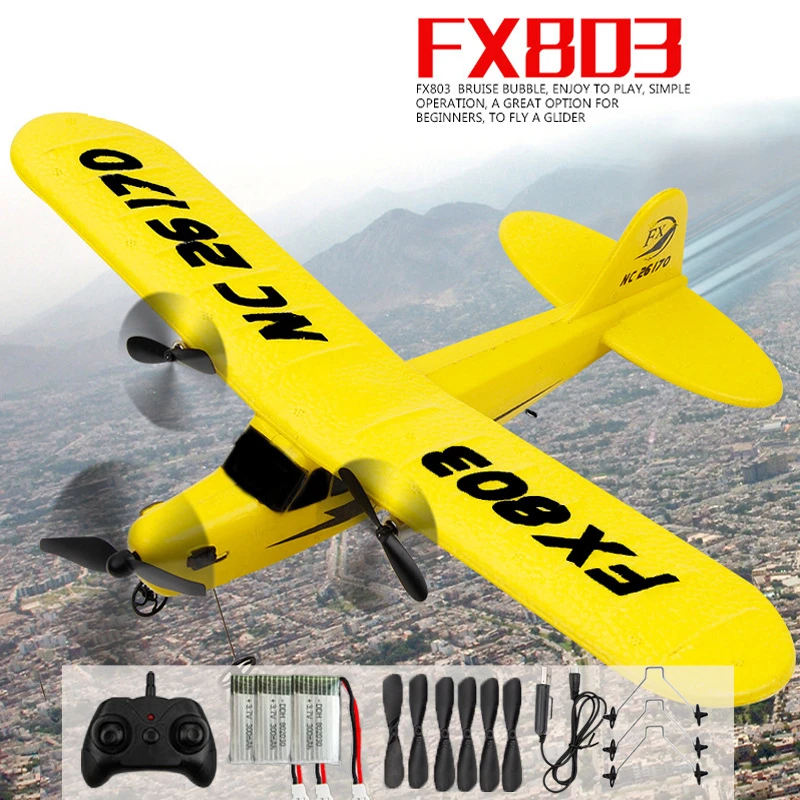 Free shipping FX803 super glider airplane 2CH Remote control airplane toys ready to fly as gifts for childred FSWB