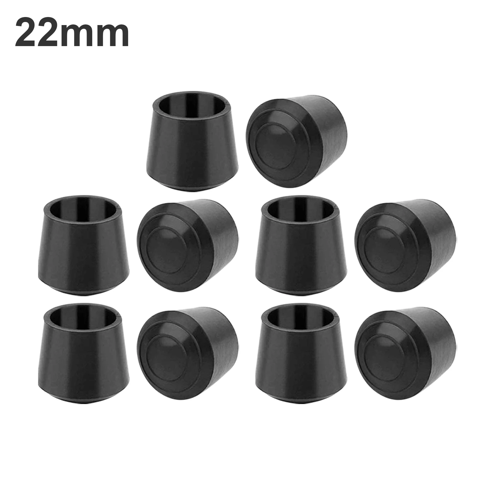 12Pcs Rubber Furniture Foot Table Chair Leg End Caps Covers Tips Floor Protectors for Indoor Home Outdoor Patio Garden Office