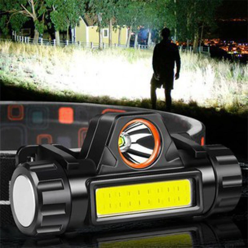 Headlamp Work Light Battery Suit For Fishing Waterproof 18650 Led Bulbs Litwod Q5 Lithium Ion Camping Cycling 2 Mode With Sensor