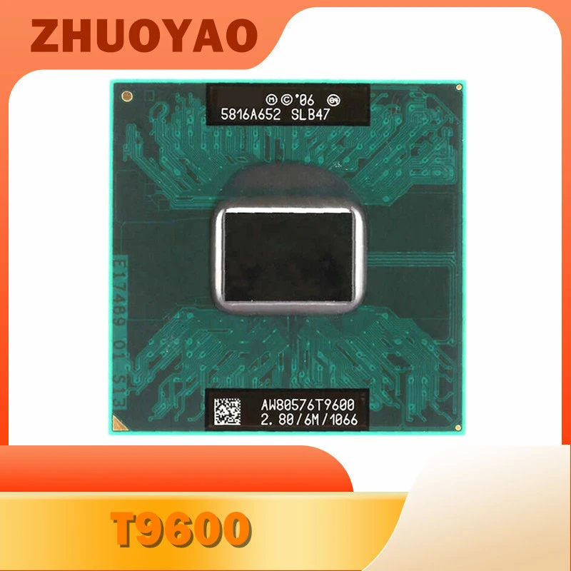 Free Shipping intel CPU laptop Core 2 Duo T9600 CPU 6M Cache/2.8GHz/1066/Dual-Core Socket 479 processor t9900 P9600 GM45 PM45