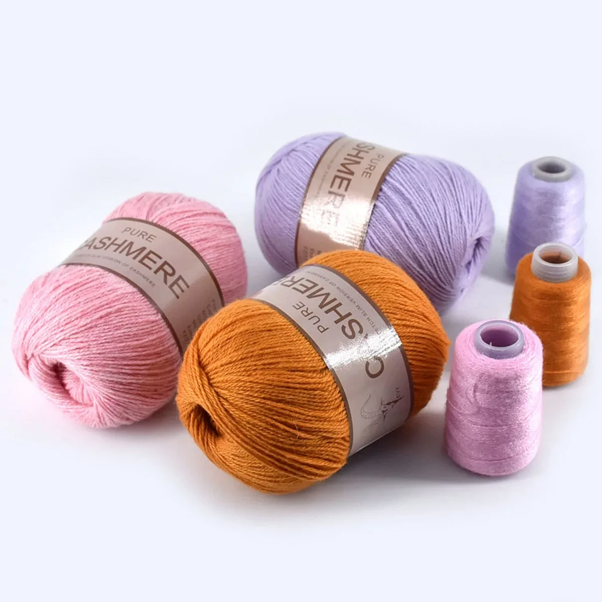 Pure Mongolian Cashmere Yarn Crochet Hand-knitted Cashmere Knitting wool Yarny Scarf Baby Hand-Weaving Thread Yarns  70grams