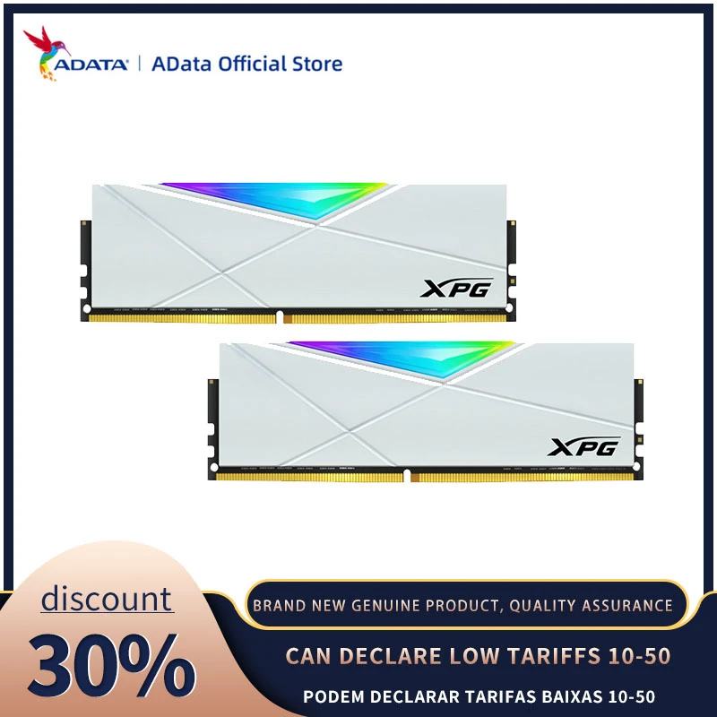 ADATA XPG SPECTRIX D50 DDR4 RGB MEMORY MODULE 8GB 16GB 32GB 3200MHz 3600MHz 4133MHz PC Desktop RAM