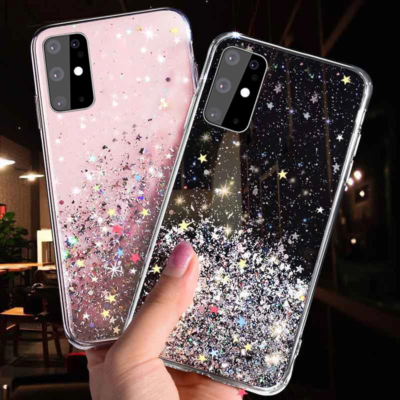 Bling Soft Case For Samsung Galaxy A31 M31 A51 A71 A01 S9 S10 S20 Plus Ultra S10e A30S A50S A7 A9 2018 A70 A50 A40 A30 A20 A10