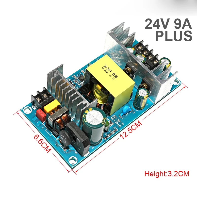 AC 100-240V to DC 24V -9A Power Supply Module Board Switch AC-DC Switch Power Supply Board