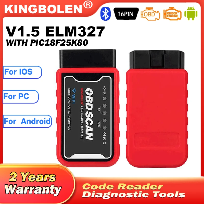 ELM327 V2.1 Adapter Super Mini ELM 327 BT For Android Torque OBDII Code Reader OBD2 Car Scanner Auto Diagnostic Tool