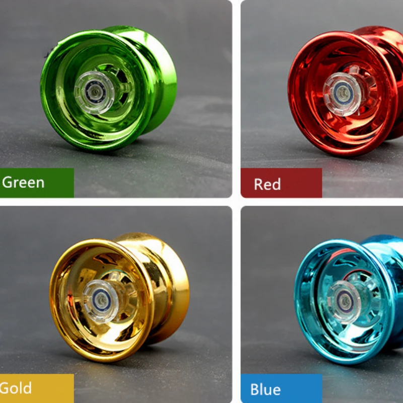 1Pc Professional YoYo Aluminum Boy toys High Speed Bearings Special Props Metal Yoyo Adult Children Classic Interesting Toy Gift