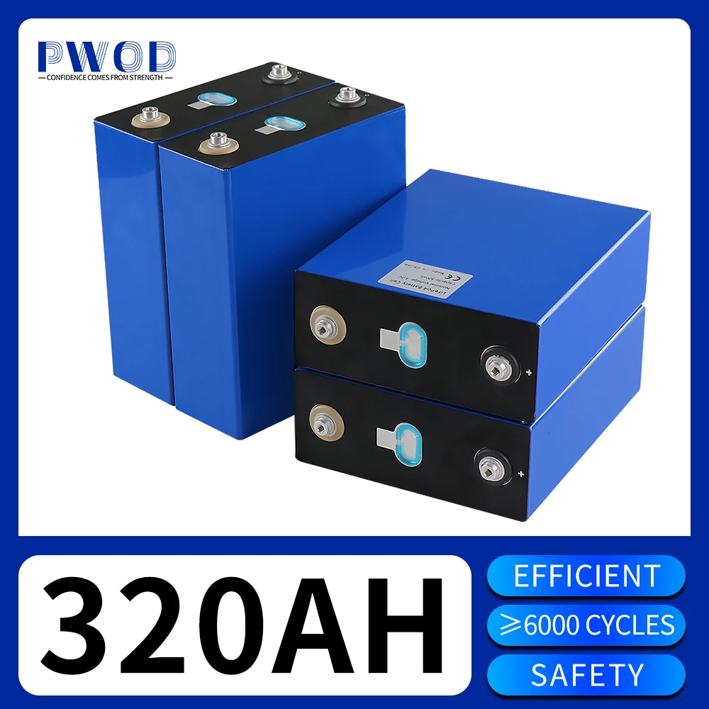 PWOD 4-16PCS CATL 3.2V 310AH grade A lifepo4 battery RV 320AH battery pack RV and Solar Energy storage system EU US tax free